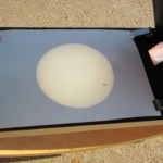 Projection using “Sunspotter” Solar Telescope